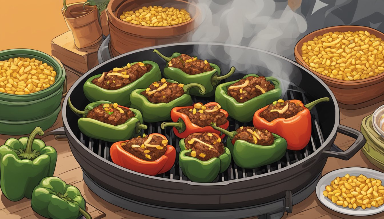 Sizzling Texas BBQ Stuffed Peppers: Grill Master’s Delight